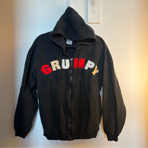 GRUMPY Disney Disneyland Hoodie Sweatshirt - Picture 1 of 7